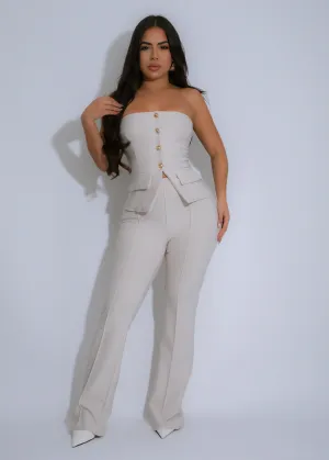 Power Play Pant Set Nude