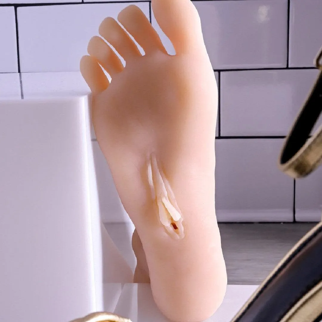 Pussy Footin Realistic Foot Fetish Masturbator - Vanilla
