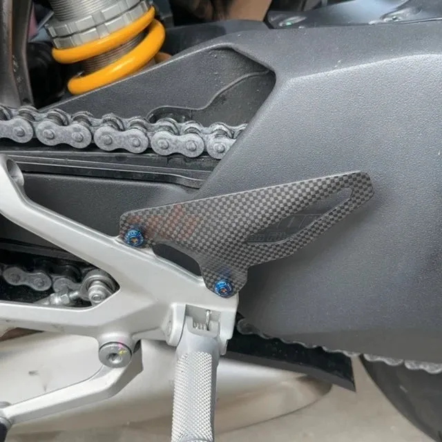 Rearset Foot Mount Heel Guard Plate Cowling For Ducati Streetfight/panigale V4 V4s 2018-2022 Full Carbon Fiber