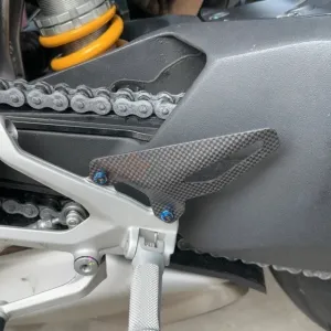 Rearset Foot Mount Heel Guard Plate Cowling For Ducati Streetfight/panigale V4 V4s 2018-2022 Full Carbon Fiber