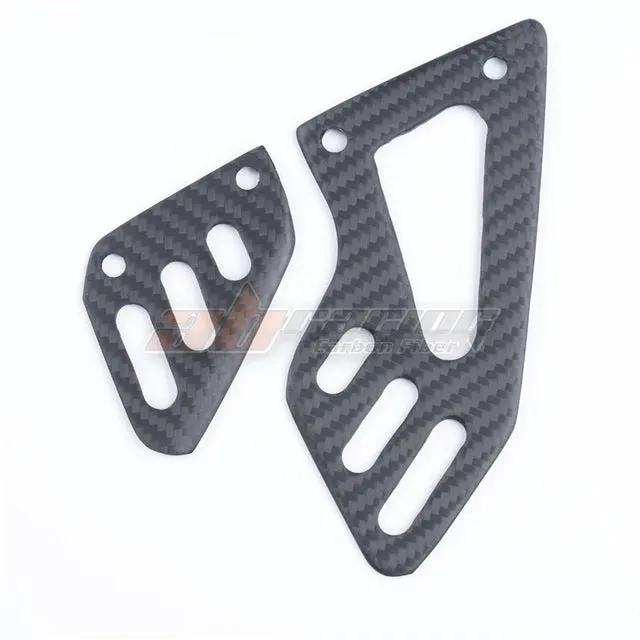 Rearset Foot Mount Heel Guard Plates Fairing Cowl For Aprilia RSV4 2009 2020 Full Carbon Fiber 100%