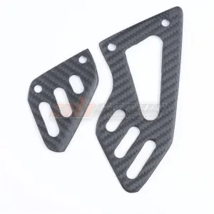 Rearset Foot Mount Heel Guard Plates Fairing Cowl For Aprilia RSV4 2009 2020 Full Carbon Fiber 100%