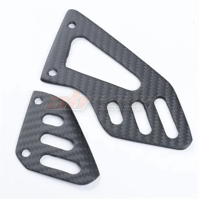 Rearset Foot Mount Heel Guard Plates Fairing Cowl For Aprilia RSV4 2009 2020 Full Carbon Fiber 100%