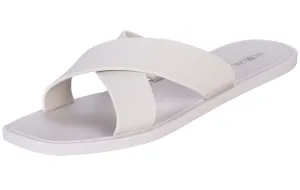 ROXONI Women Slippers Shower Pool Sandals Criss Cross Bathroom Quick Drying Slippers