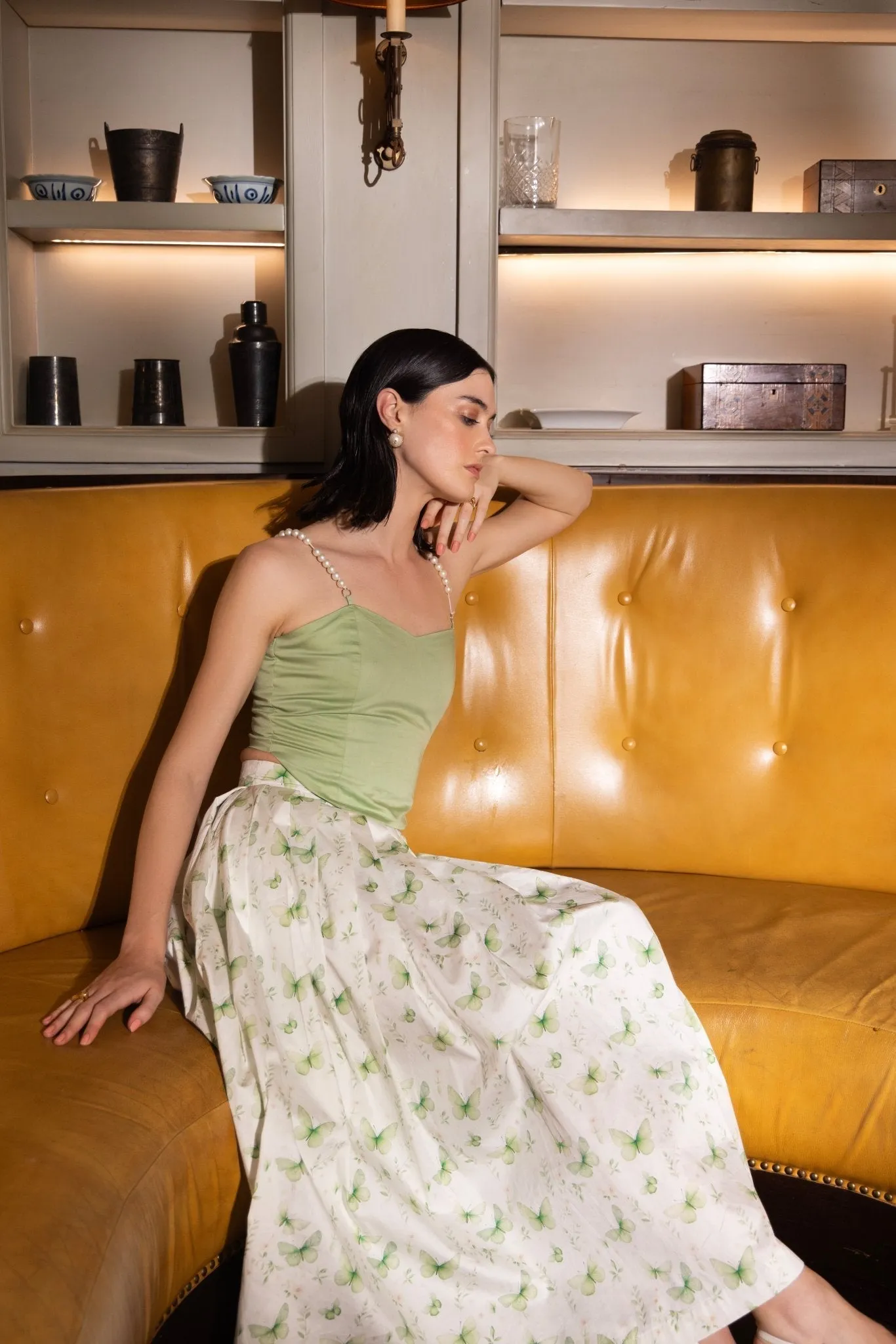 Sage Bloom Skirt