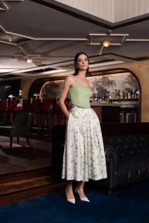 Sage Bloom Skirt