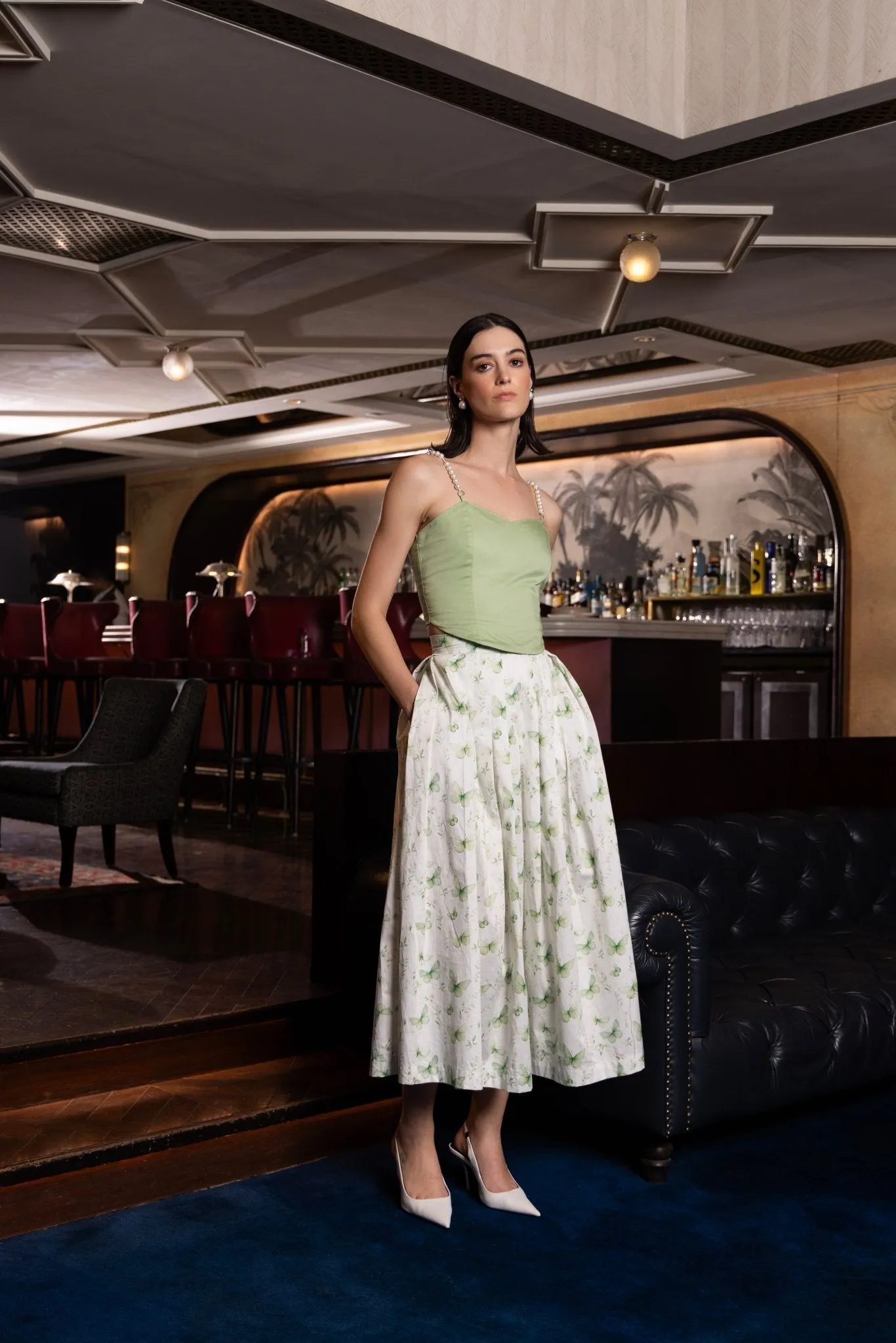 Sage Bloom Skirt