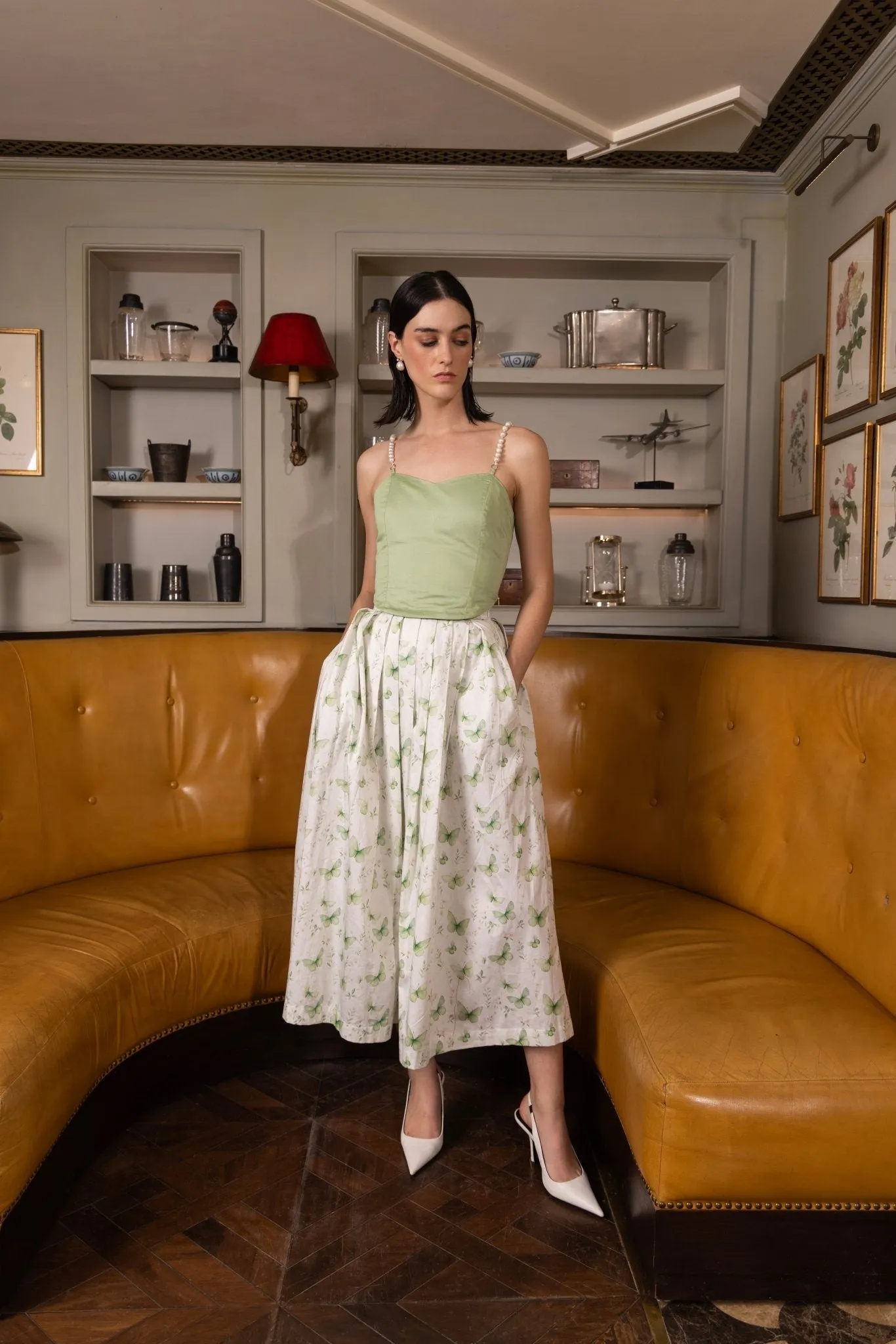 Sage Bloom Skirt