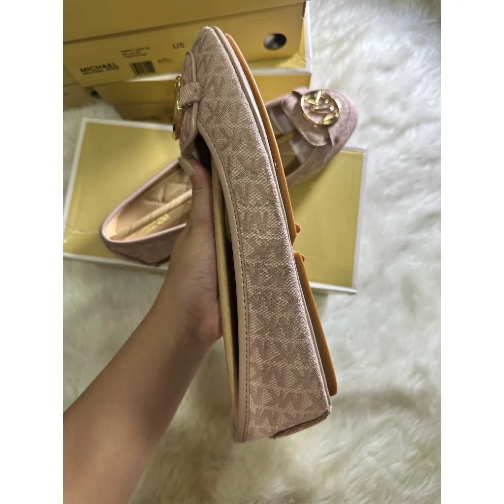 SALE! ❤️ AUTHENTIC/ORIGINAL Michael K0rs MK Lillie Logo Jacquard Moccasin Doll Shoes