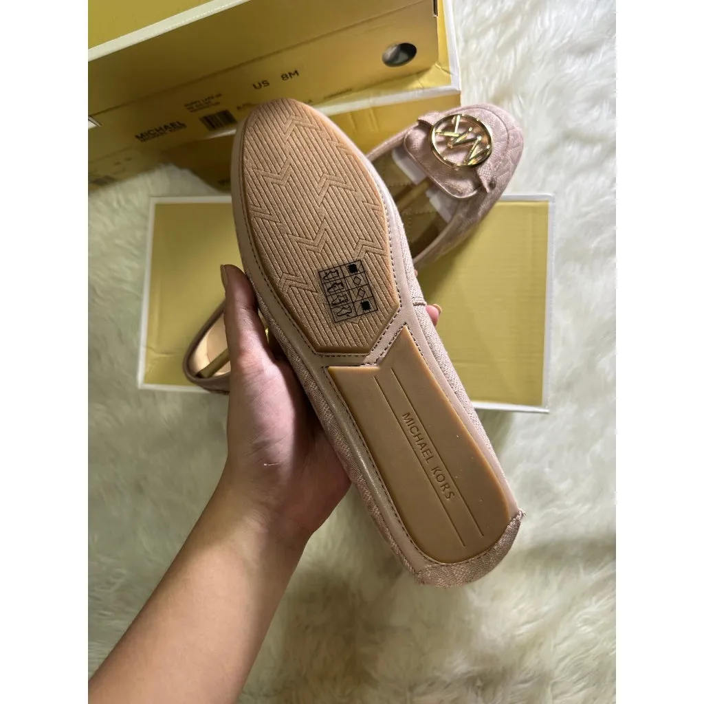 SALE! ❤️ AUTHENTIC/ORIGINAL Michael K0rs MK Lillie Logo Jacquard Moccasin Doll Shoes