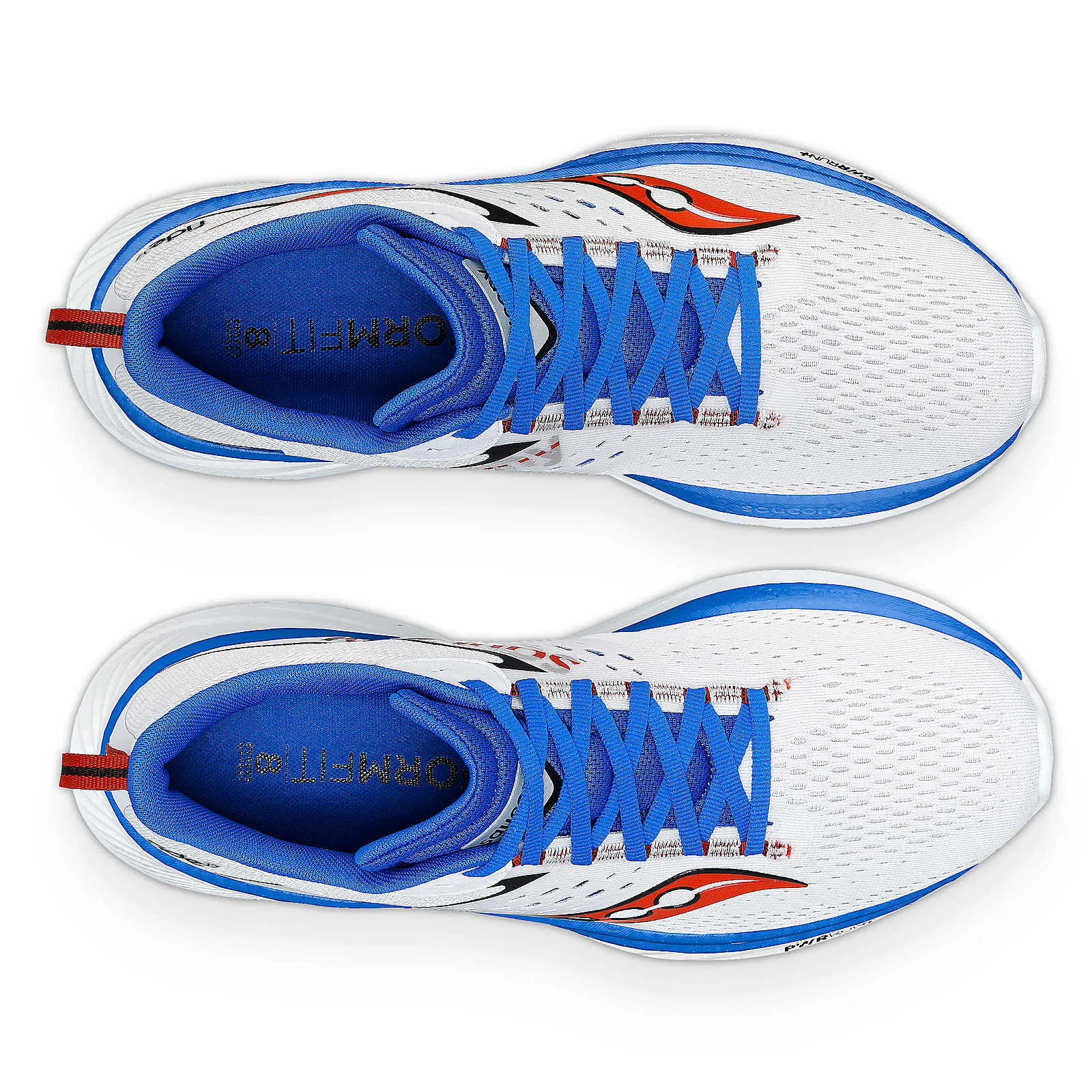 Saucony Ride 17 (Mens) - White/Cobalt