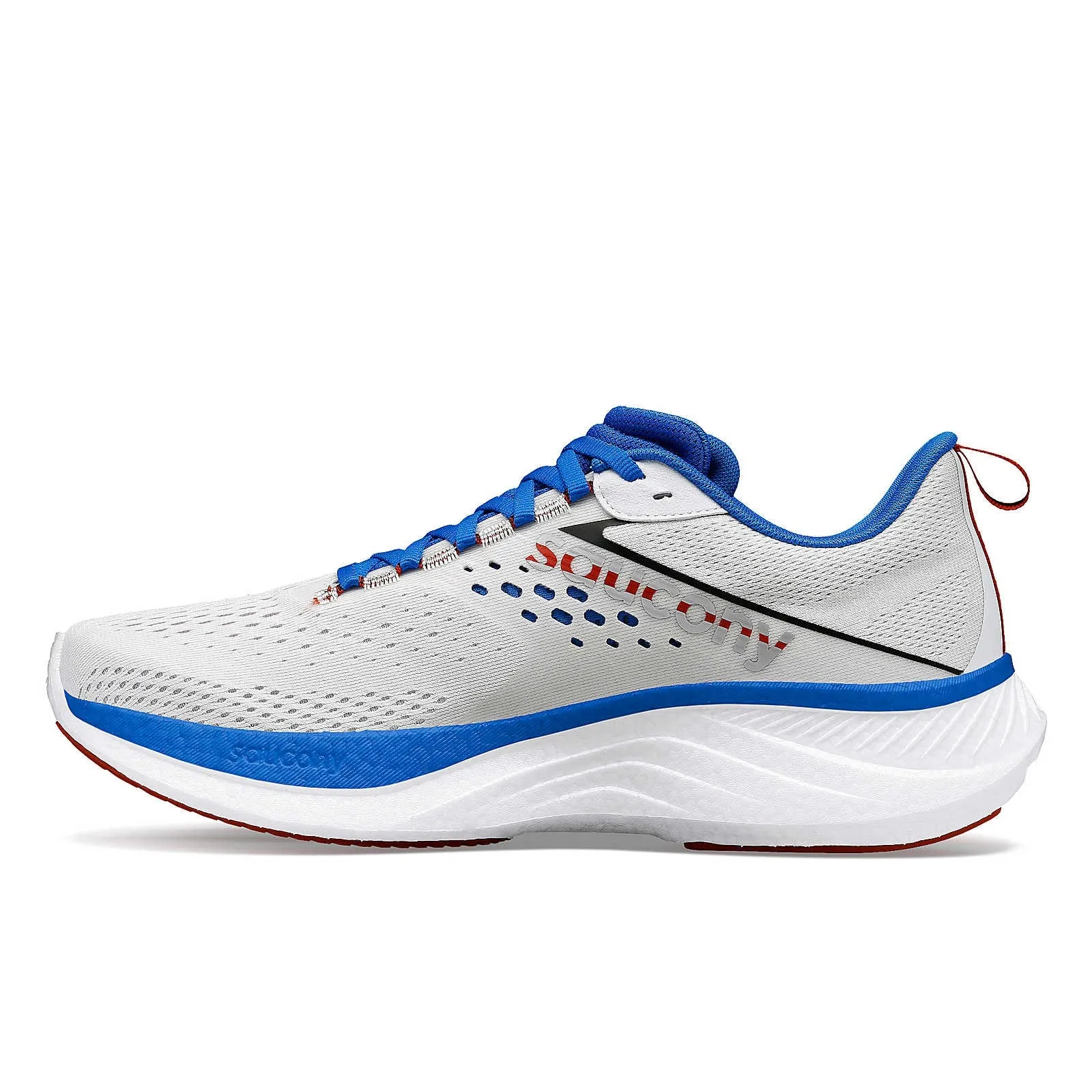 Saucony Ride 17 (Mens) - White/Cobalt