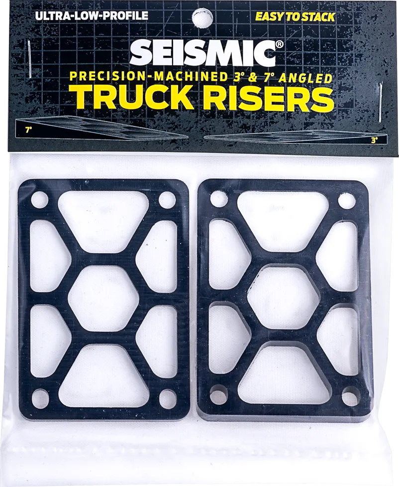 Seismic - Low profile wedge riser [3° 7°] (set of 2)