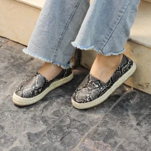 Serpentine Chic Slipons