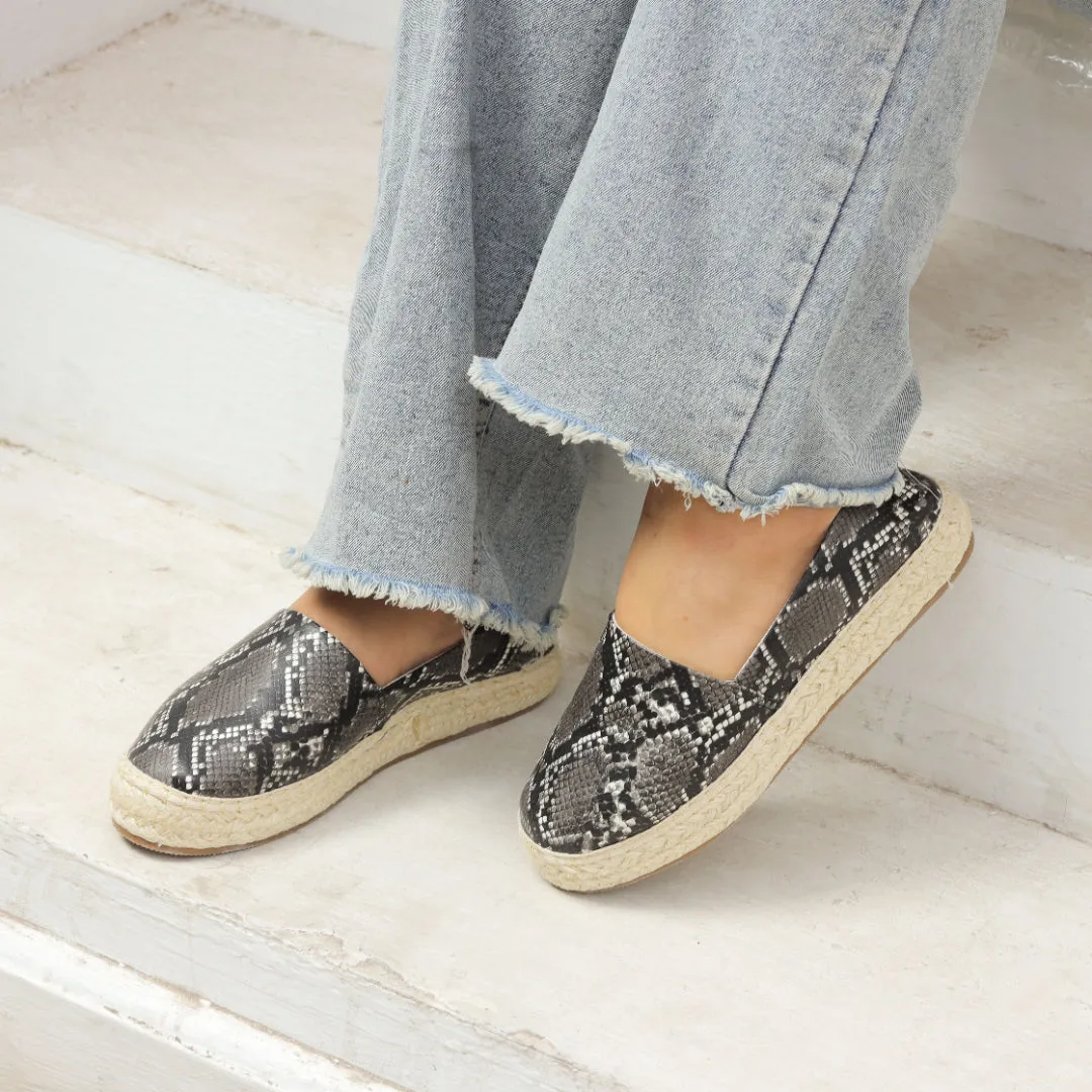 Serpentine Chic Slipons