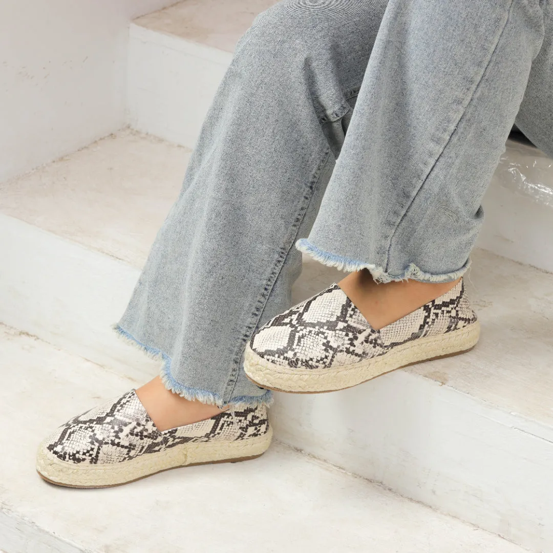 Serpentine Chic Slipons