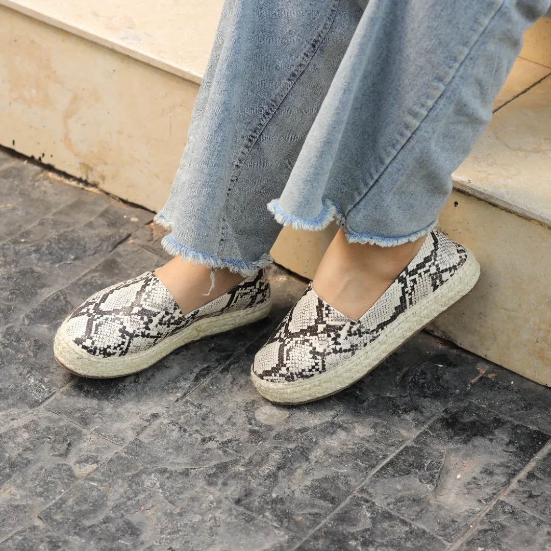 Serpentine Chic Slipons
