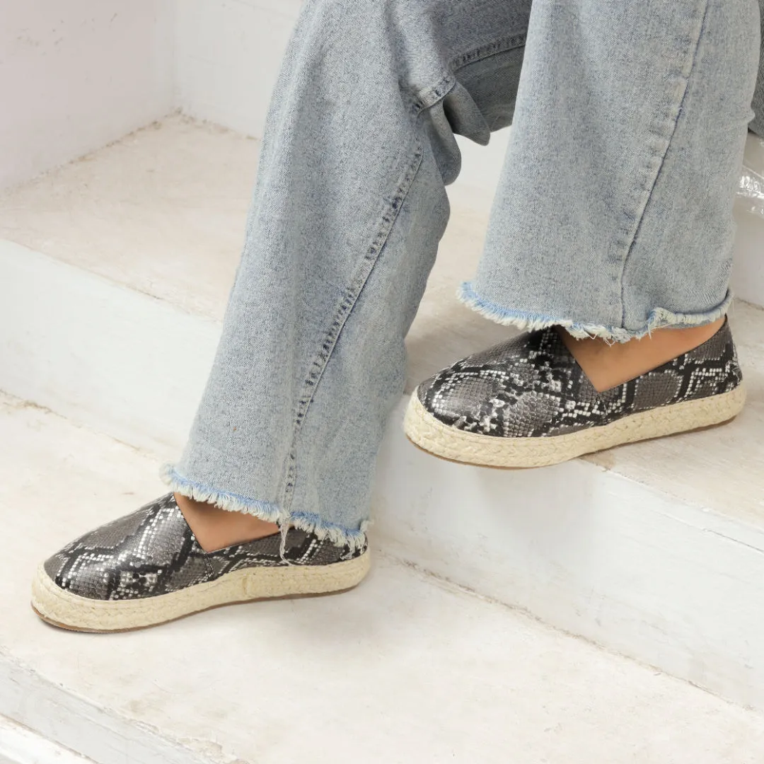 Serpentine Chic Slipons