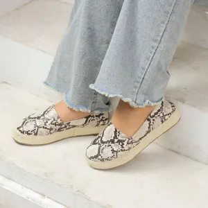 Serpentine Chic Slipons