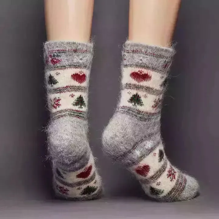 Siberia Spirit Seasons Cheer Crew Socks