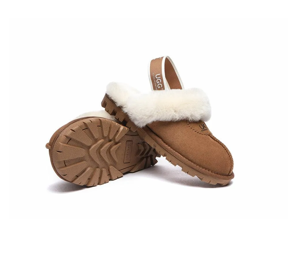 Slingback Slippers Waffle Plus