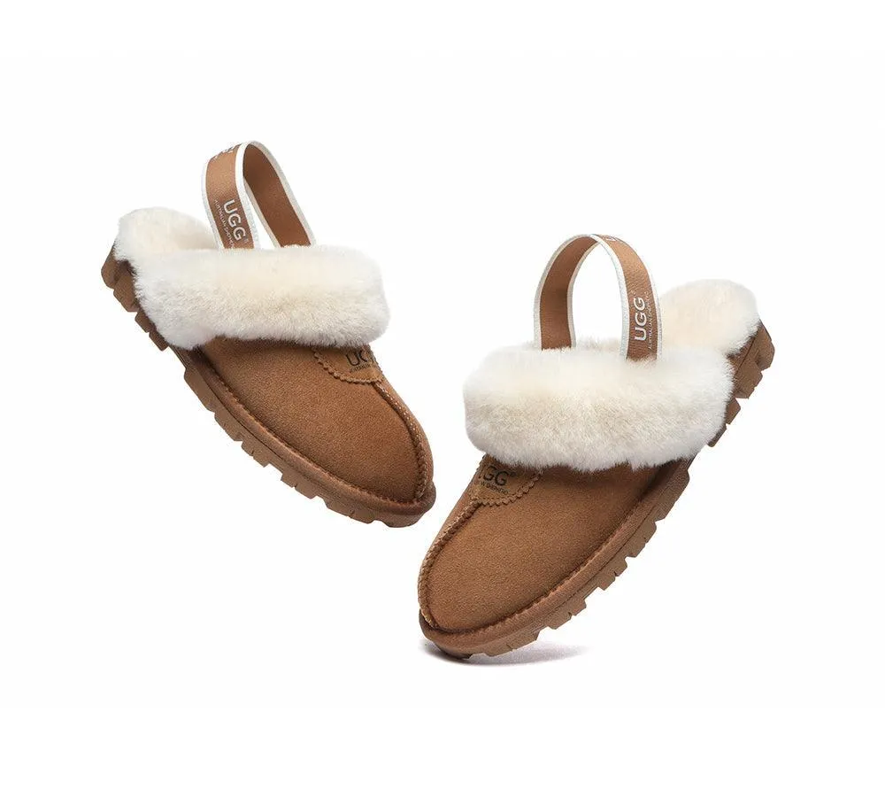 Slingback Slippers Waffle Plus