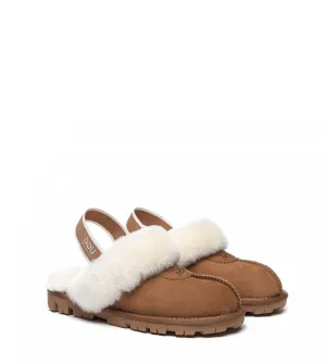 Slingback Slippers Waffle Plus