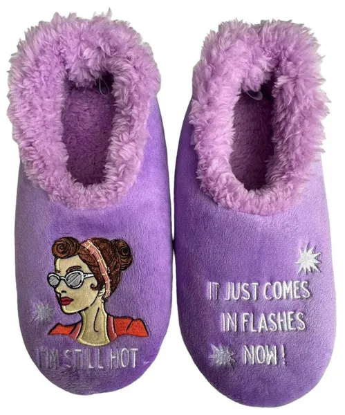 Slumbies® Cosy Women's Slippers ~ Still Hot