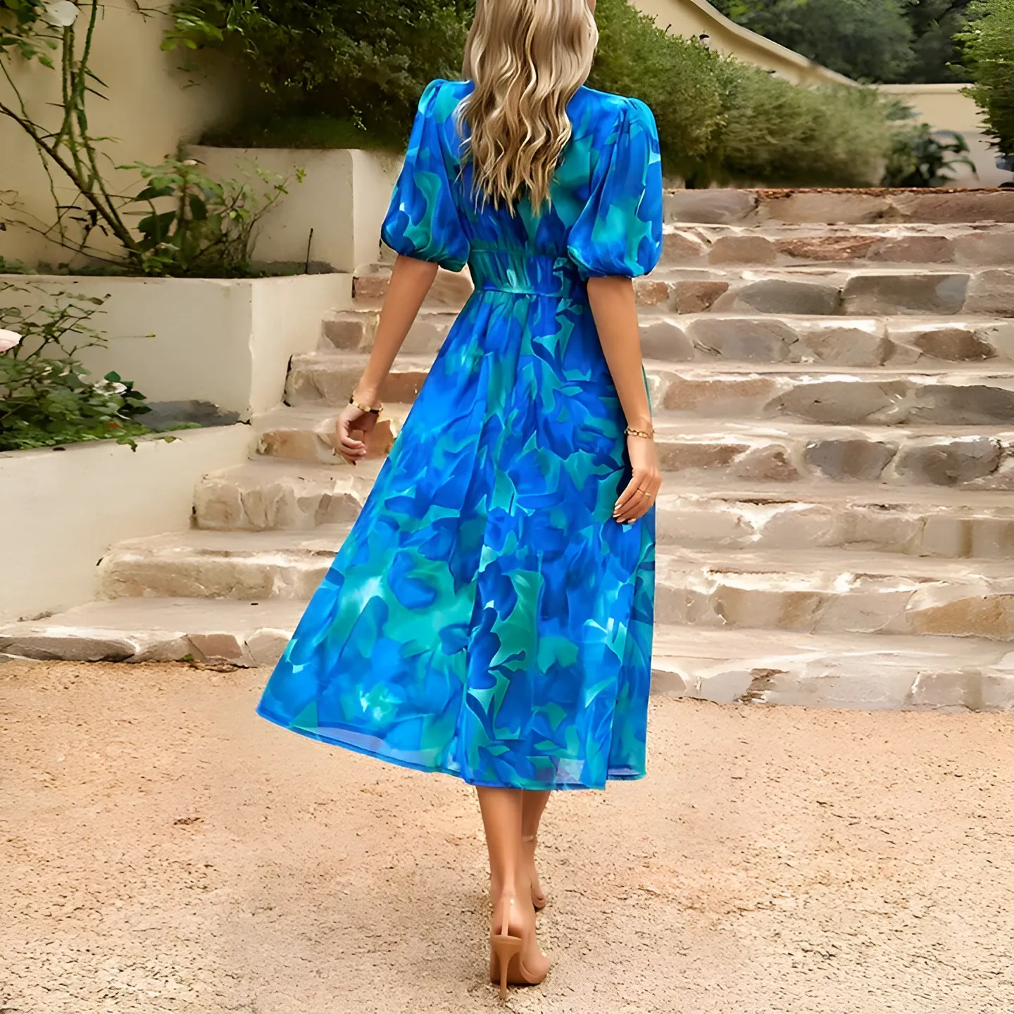 Sophie™ - Chic V-Neck Dress