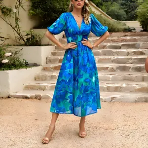 Sophie™ - Chic V-Neck Dress