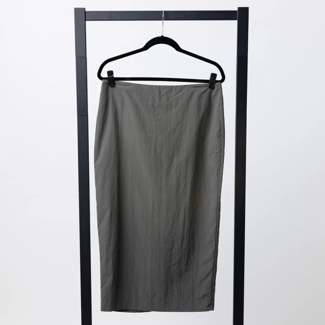 ST. AGNI Low Waist Pencil Skirt - Thyme