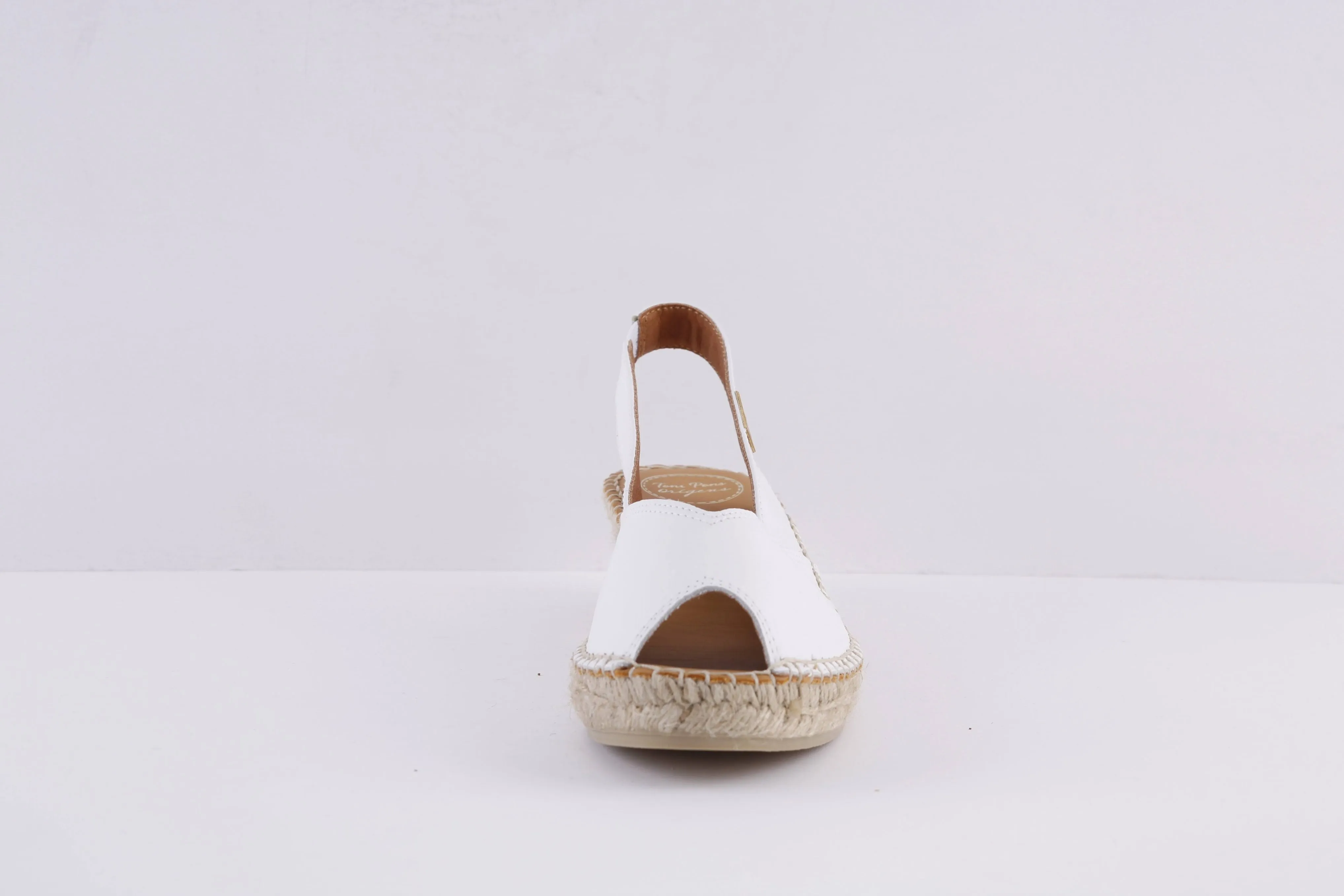 TONI PONS- BERNIA LOW WEDGE SANDAL - WHITE