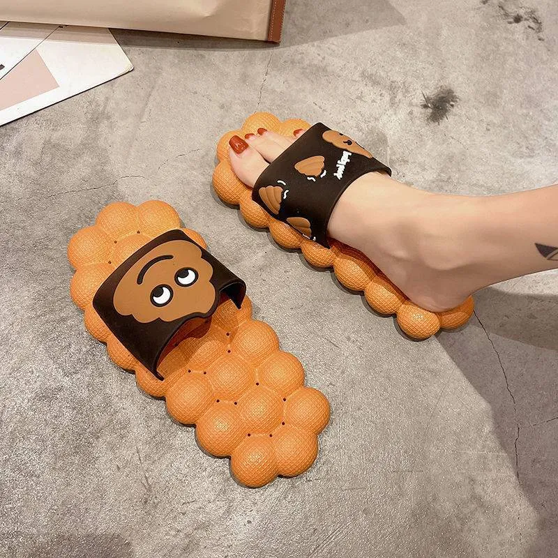 Trendy Lychee Slippers Mesh Slippers Women