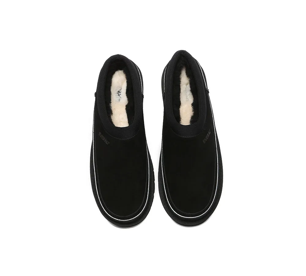 UGG Slippers Men Sheepskin Wool Casual Skaftafell