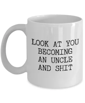 Uncle Reveal Gifts New Uncle Mug Funny Gift for Future Uncles Look At You Becoming An Uncle Coffee Cup