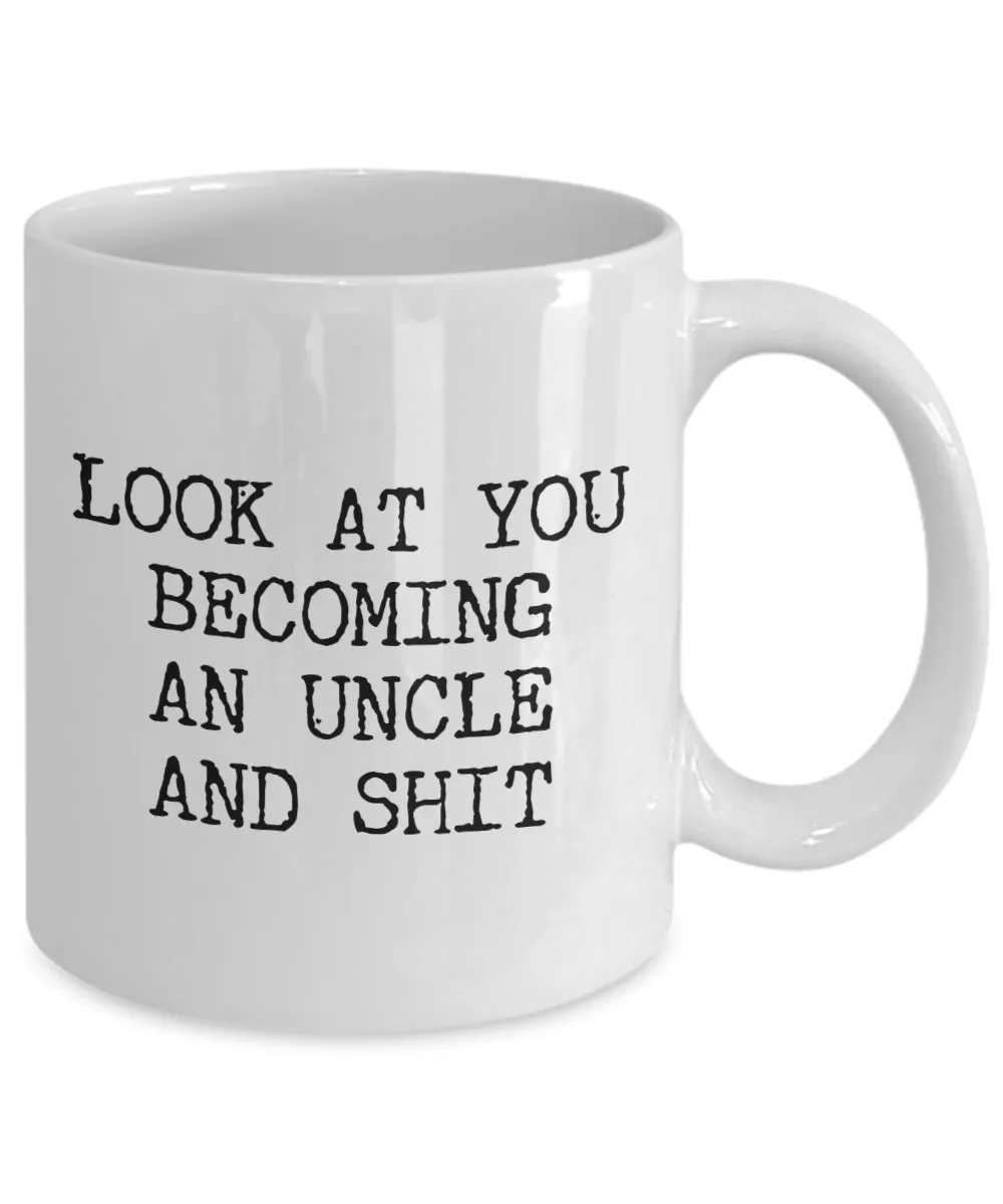 Uncle Reveal Gifts New Uncle Mug Funny Gift for Future Uncles Look At You Becoming An Uncle Coffee Cup