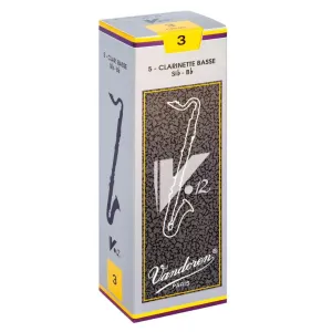 Vandoren Bass Clarinet Reeds CR623 5 Pack V12 Reeds #3