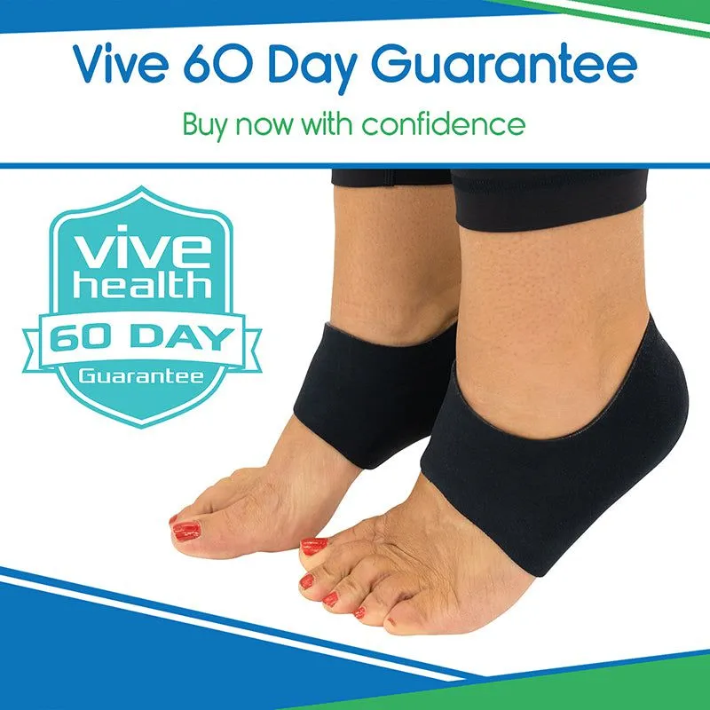 Vive Health Fabric Gel Heel Protectors