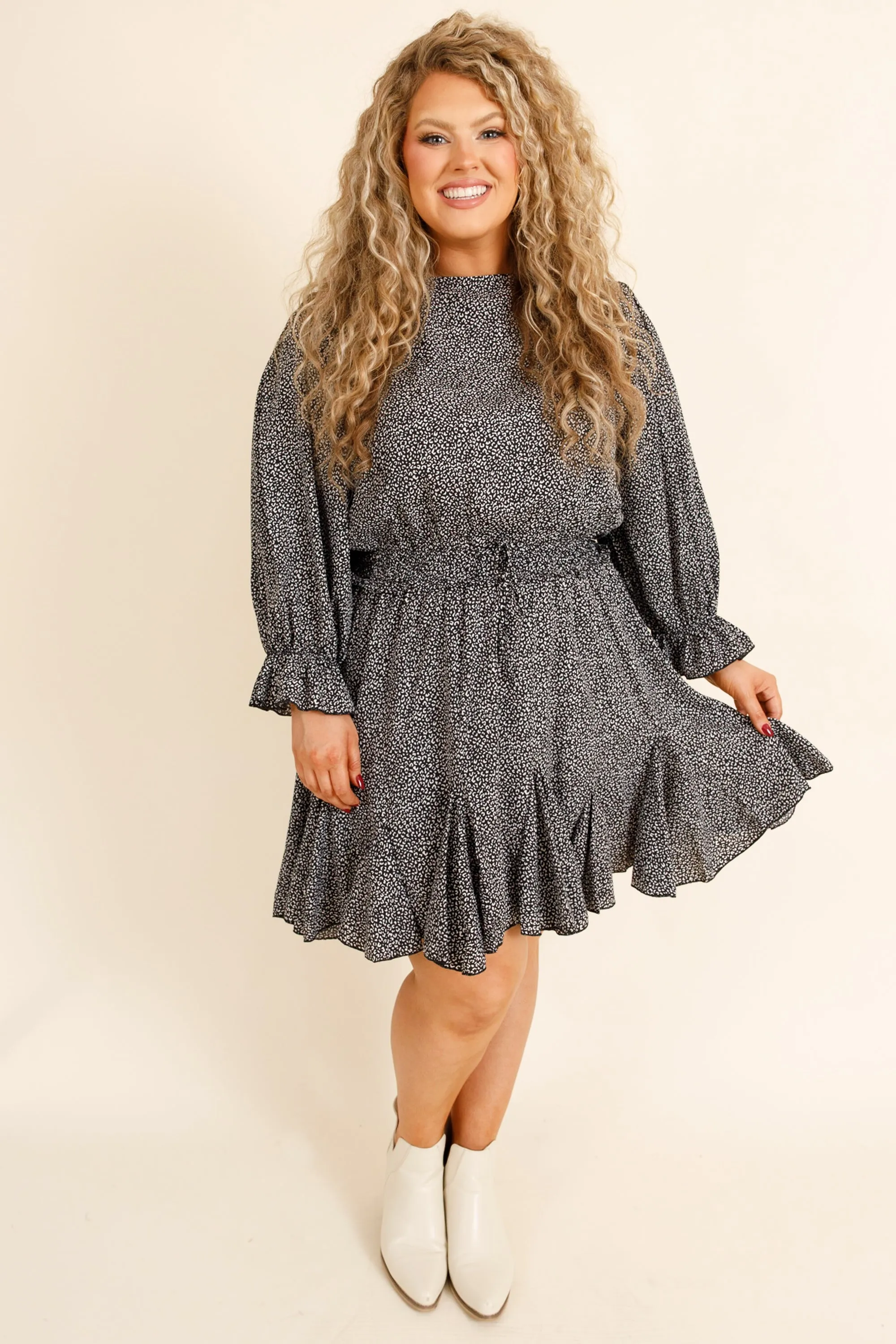 Warming Up To You Romper, Black