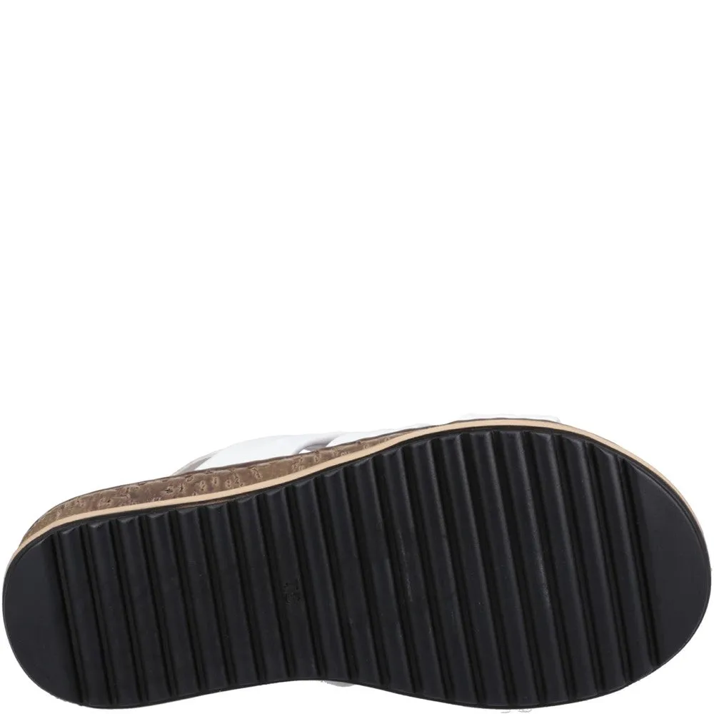 White Eden Wide Fit Sandals