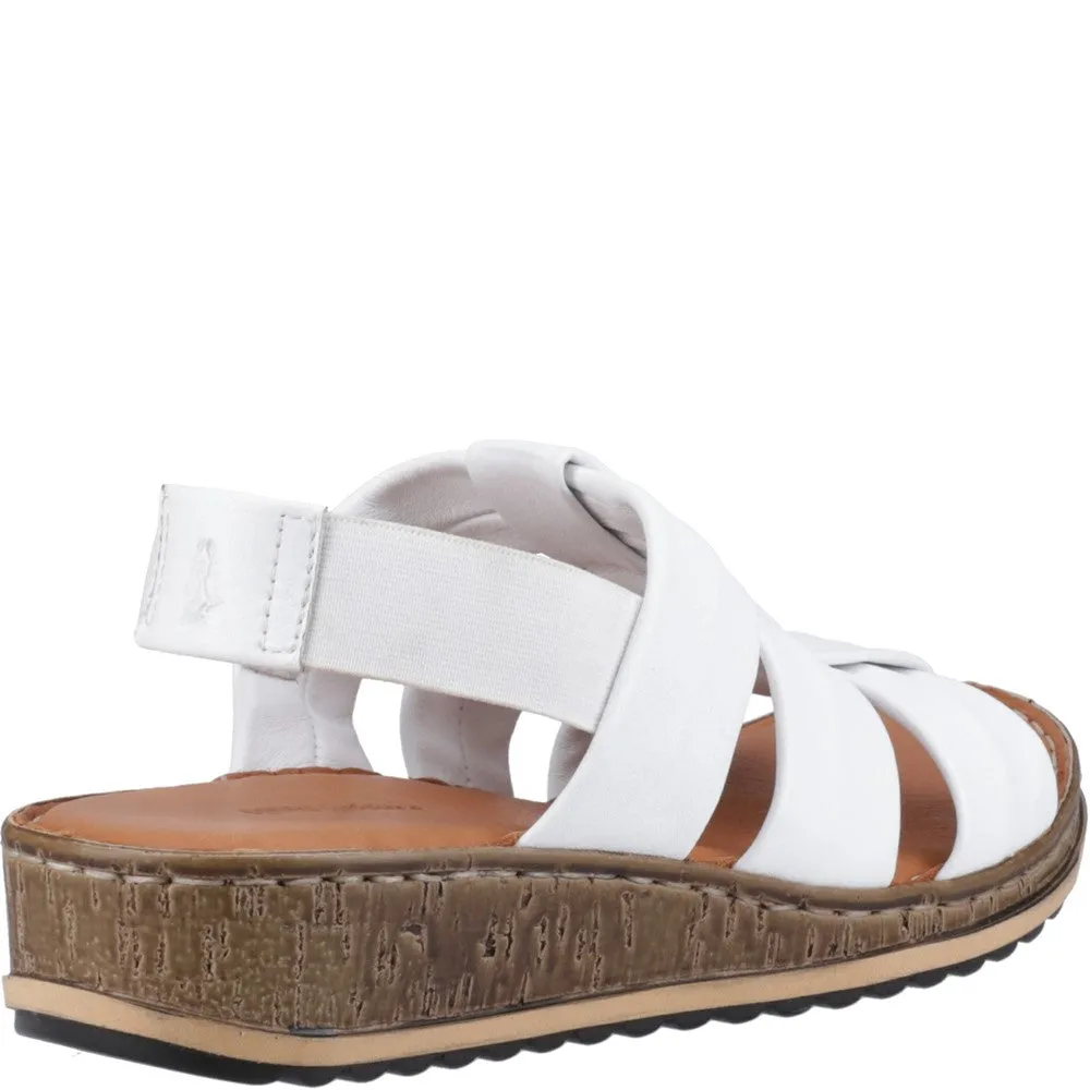 White Eden Wide Fit Sandals