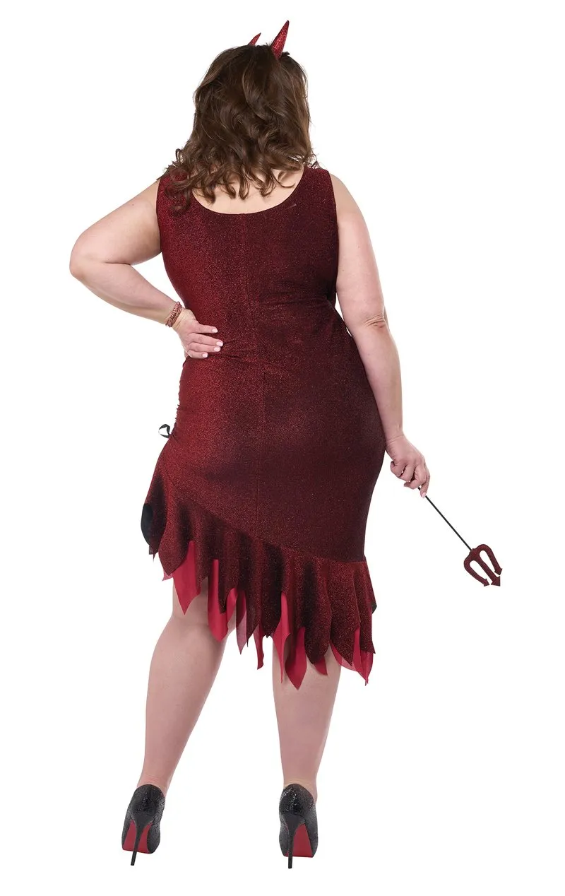 Women Red-Hot & Sizzling Plus Size Costume