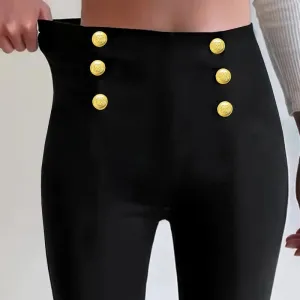 Women’s High-Waist Fleece Pencil Pants