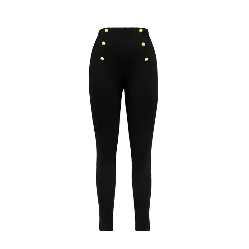 Women’s High-Waist Fleece Pencil Pants