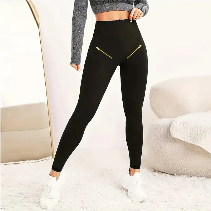 Women’s High-Waist Fleece Pencil Pants