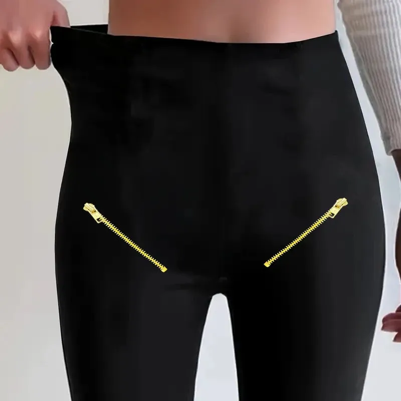 Women’s High-Waist Fleece Pencil Pants