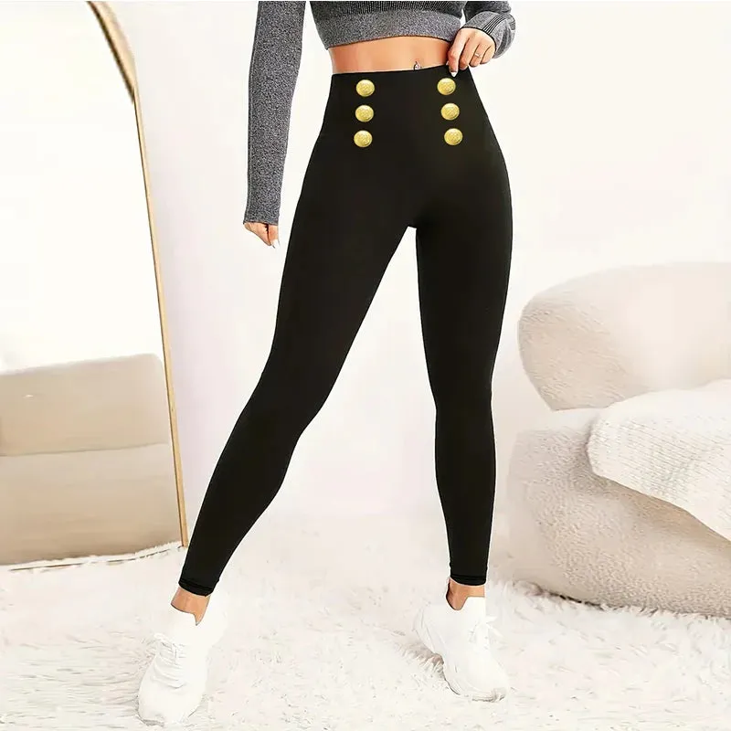 Women’s High-Waist Fleece Pencil Pants