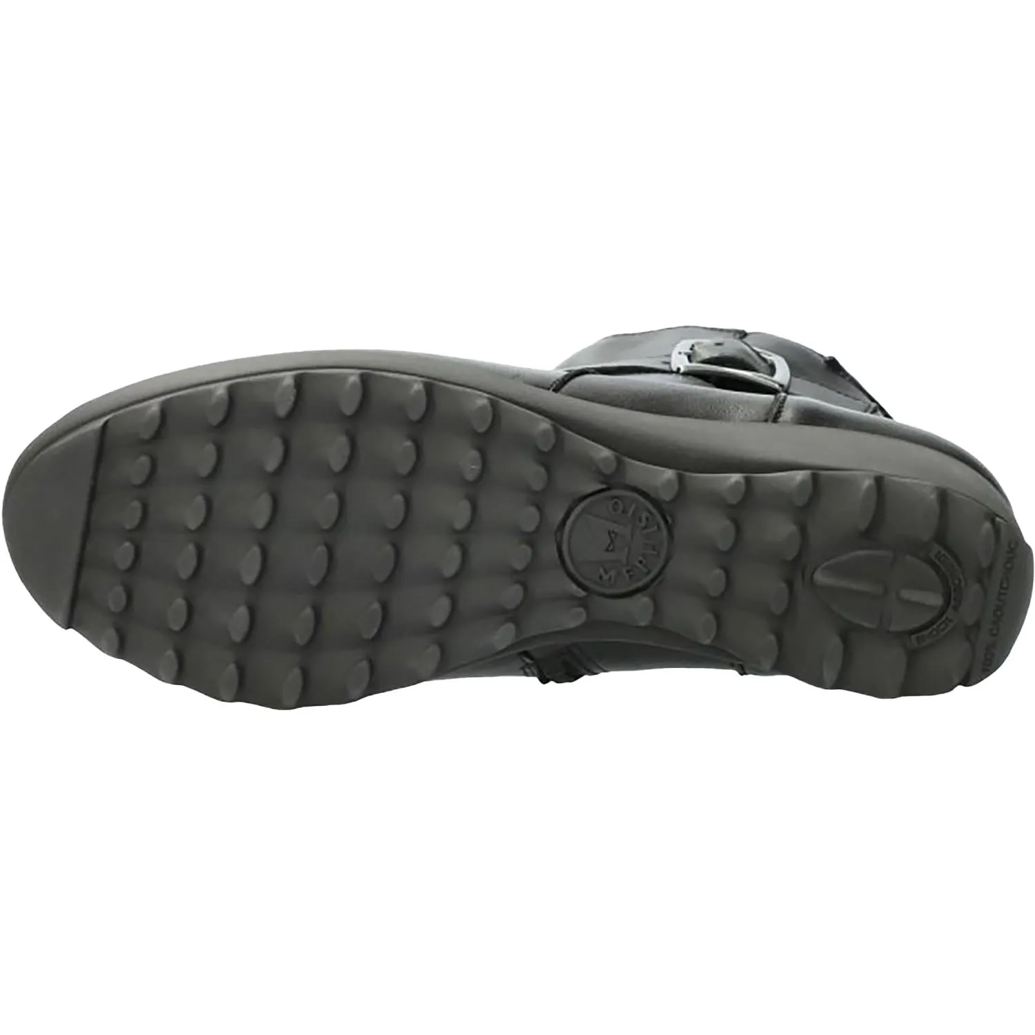 Women's Mephisto Avril Black Silk Leather