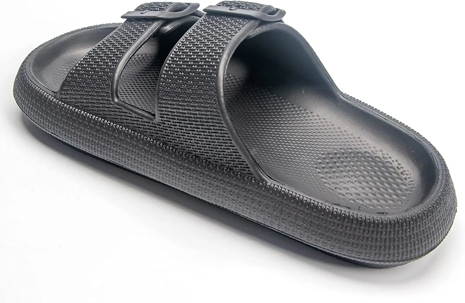 Womens Slip-on Sandals – Casual, Cute & Comfortable Slippers for Summer – Use Indoor or Outdoor adjustable buckle straps