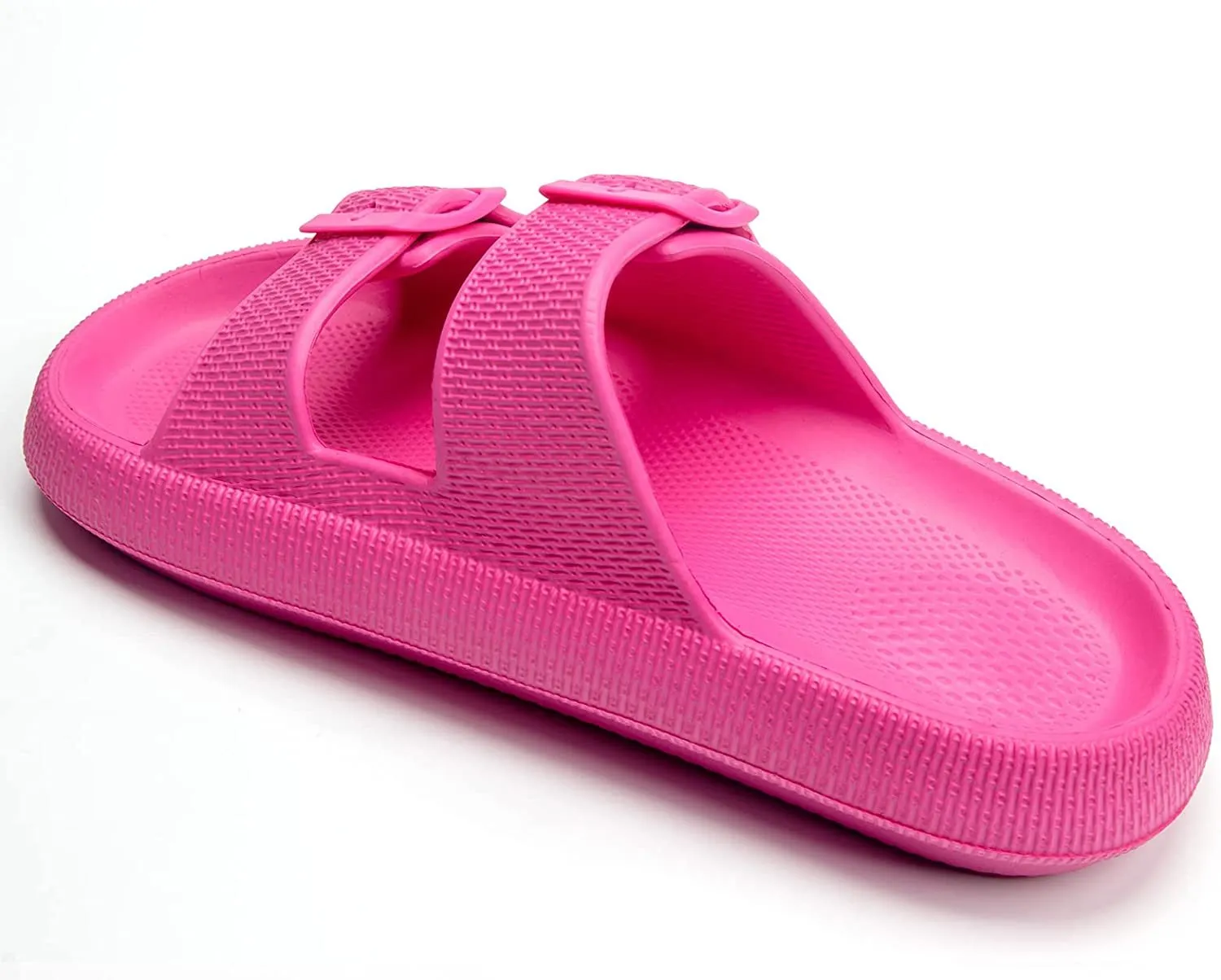 Womens Slip-on Sandals – Casual, Cute & Comfortable Slippers for Summer – Use Indoor or Outdoor adjustable buckle straps